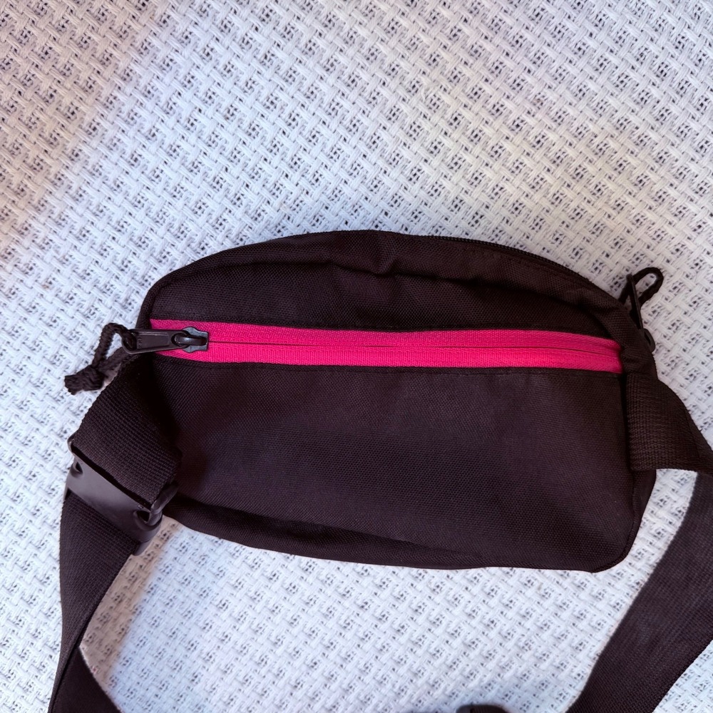 BOCO Gear Waist Pack Women OS Black Retro Rainbow Stripe Sporty Belt Bag Fanny - Picture 6 of 12